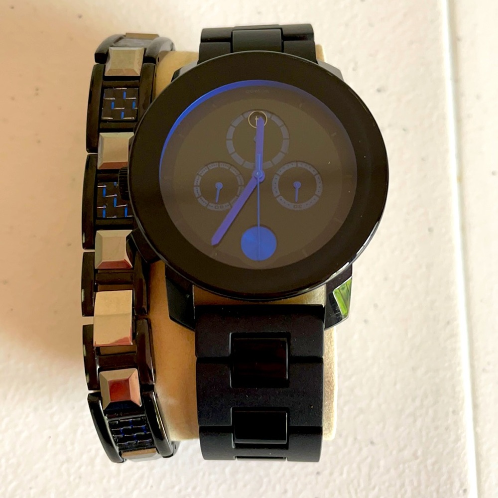 BRAND NEW MOVADO BOLD Men’s watch and bracelet
